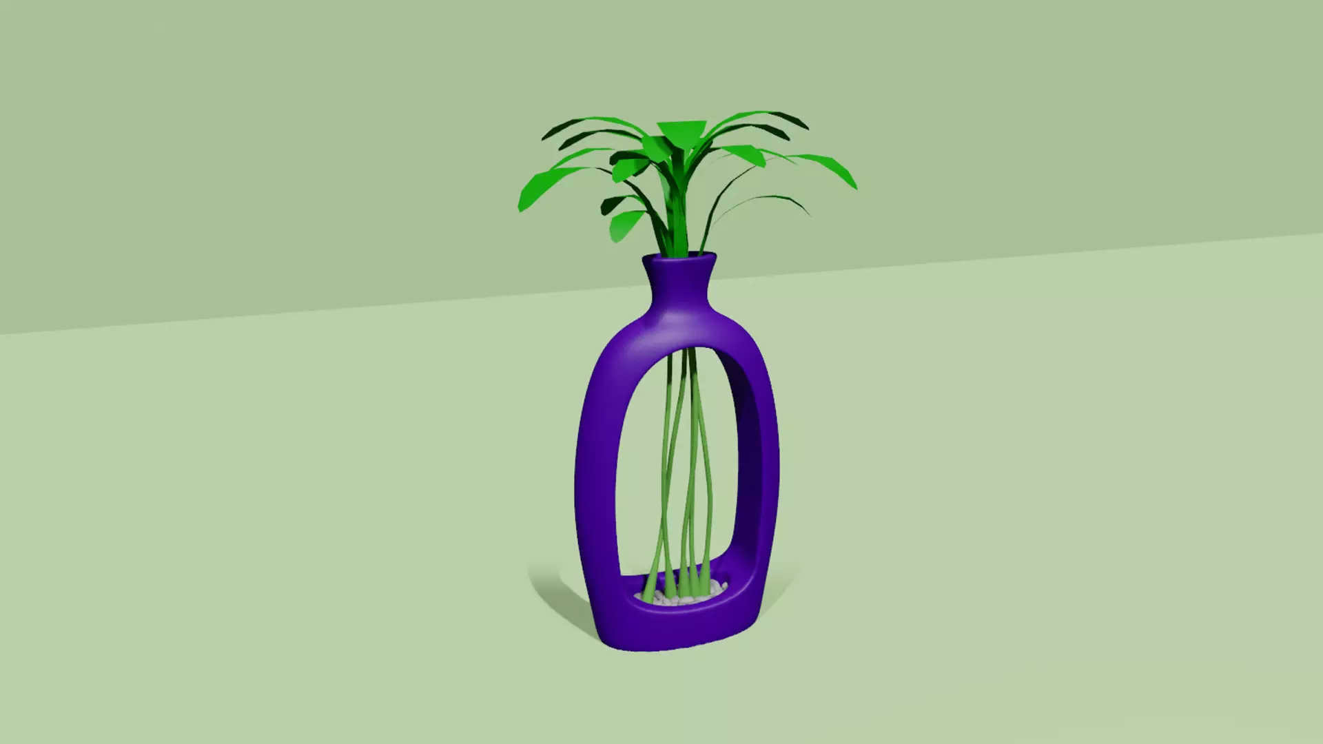 Empty Vases 02 - Modern Plant Vase - STL Printable 3D print model_0