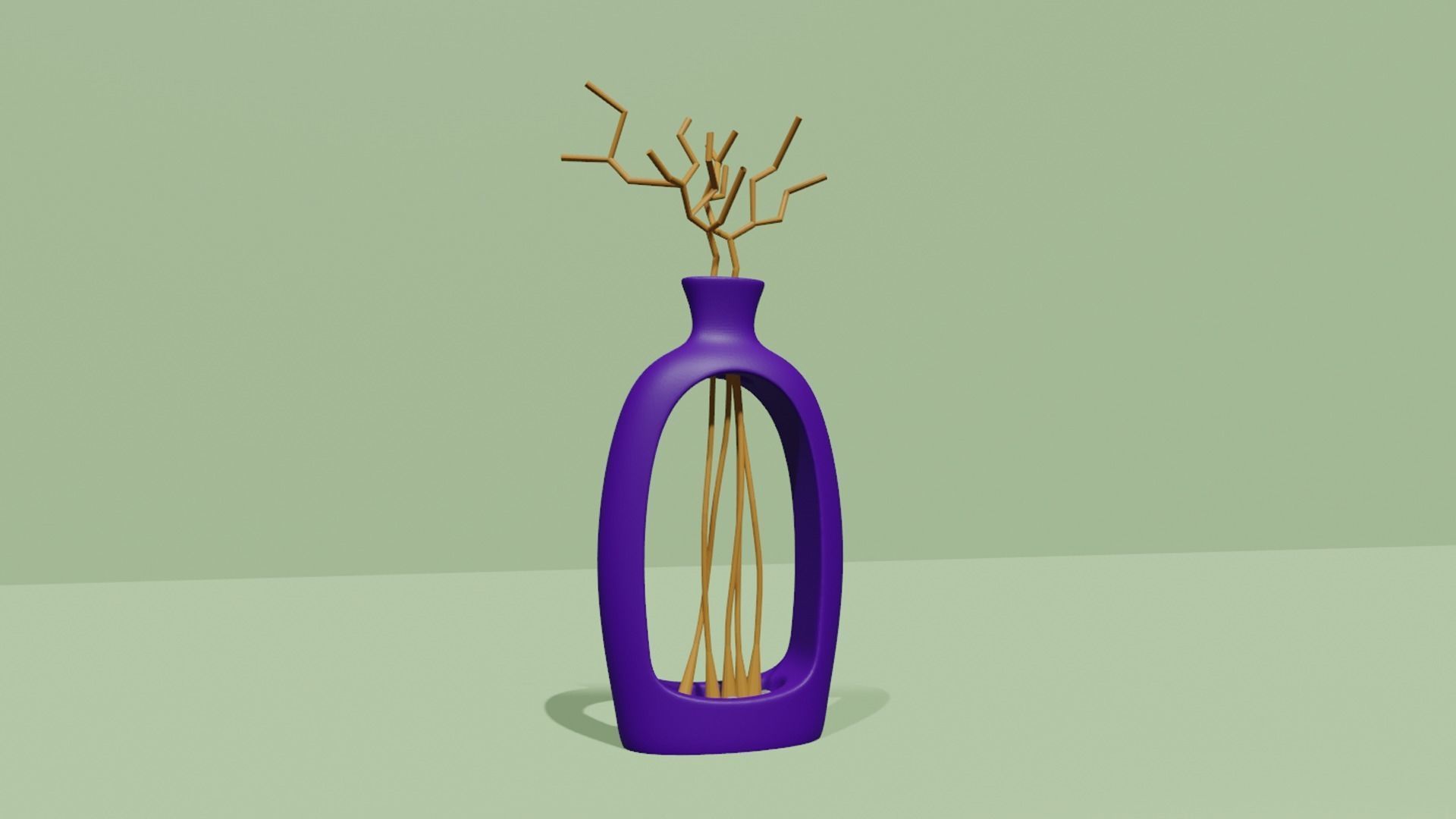 Empty Vases 02 - Modern Plant Vase - STL Printable 3D print model_7