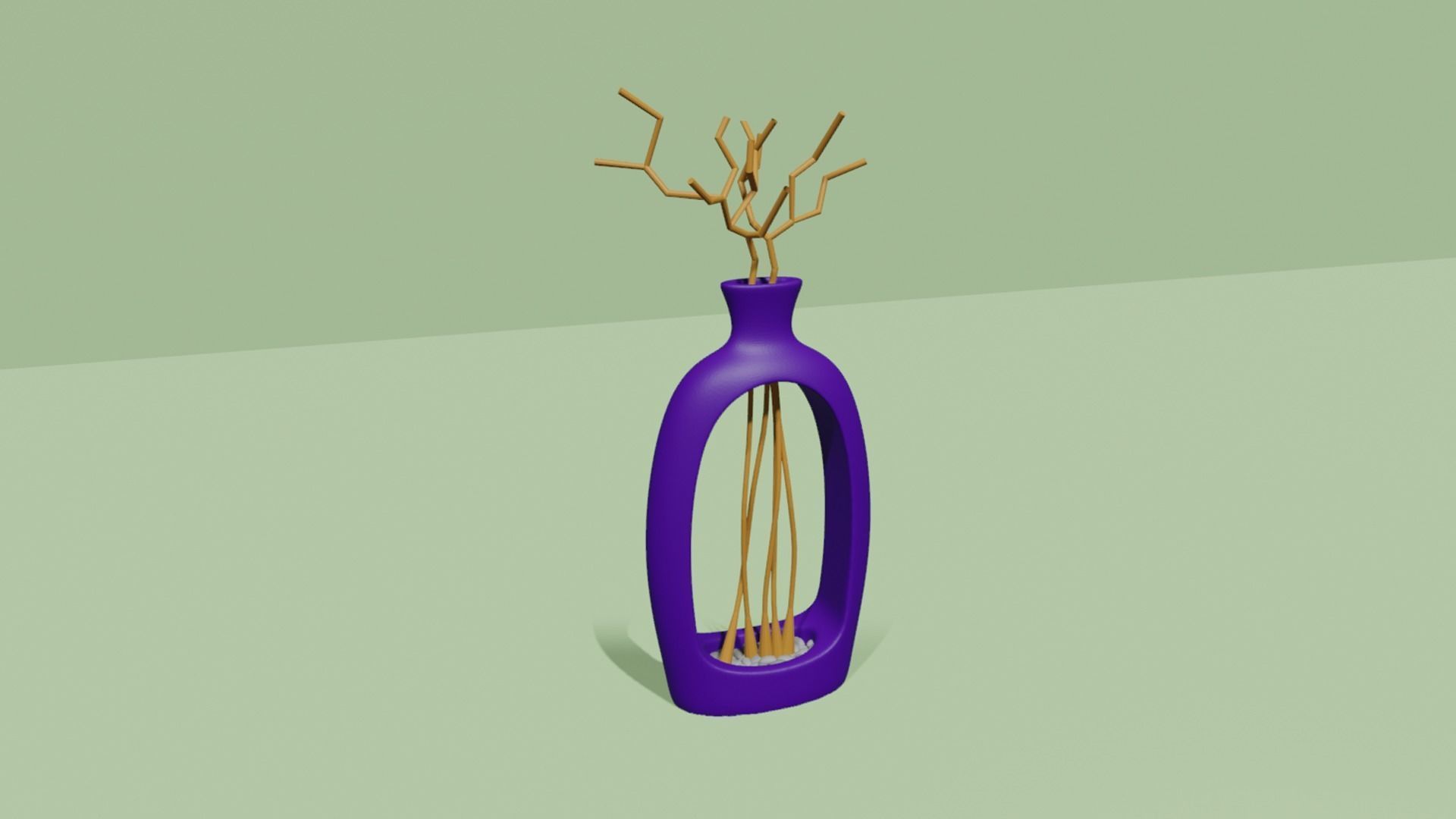 Empty Vases 02 - Modern Plant Vase - STL Printable 3D print model_2