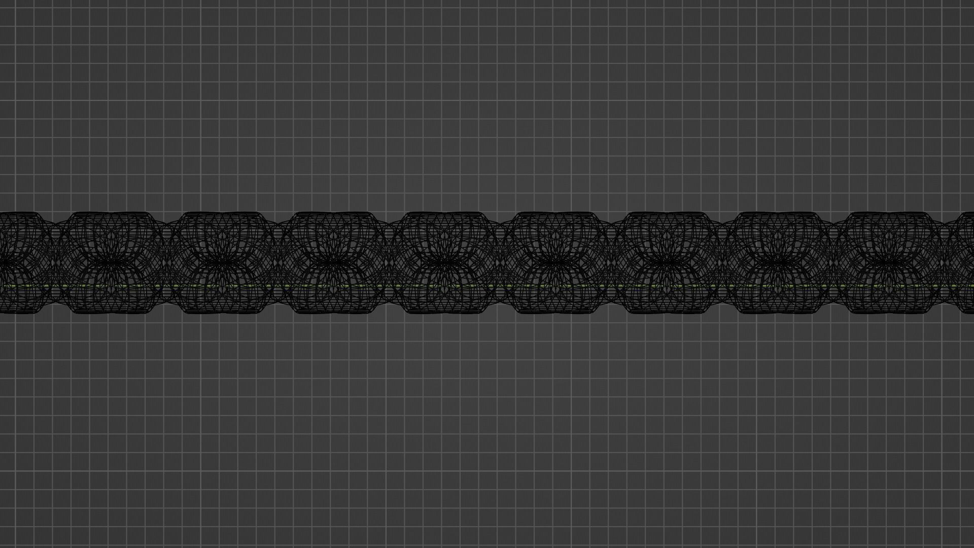 Rounded Cuban Link Chain 3D print model_5