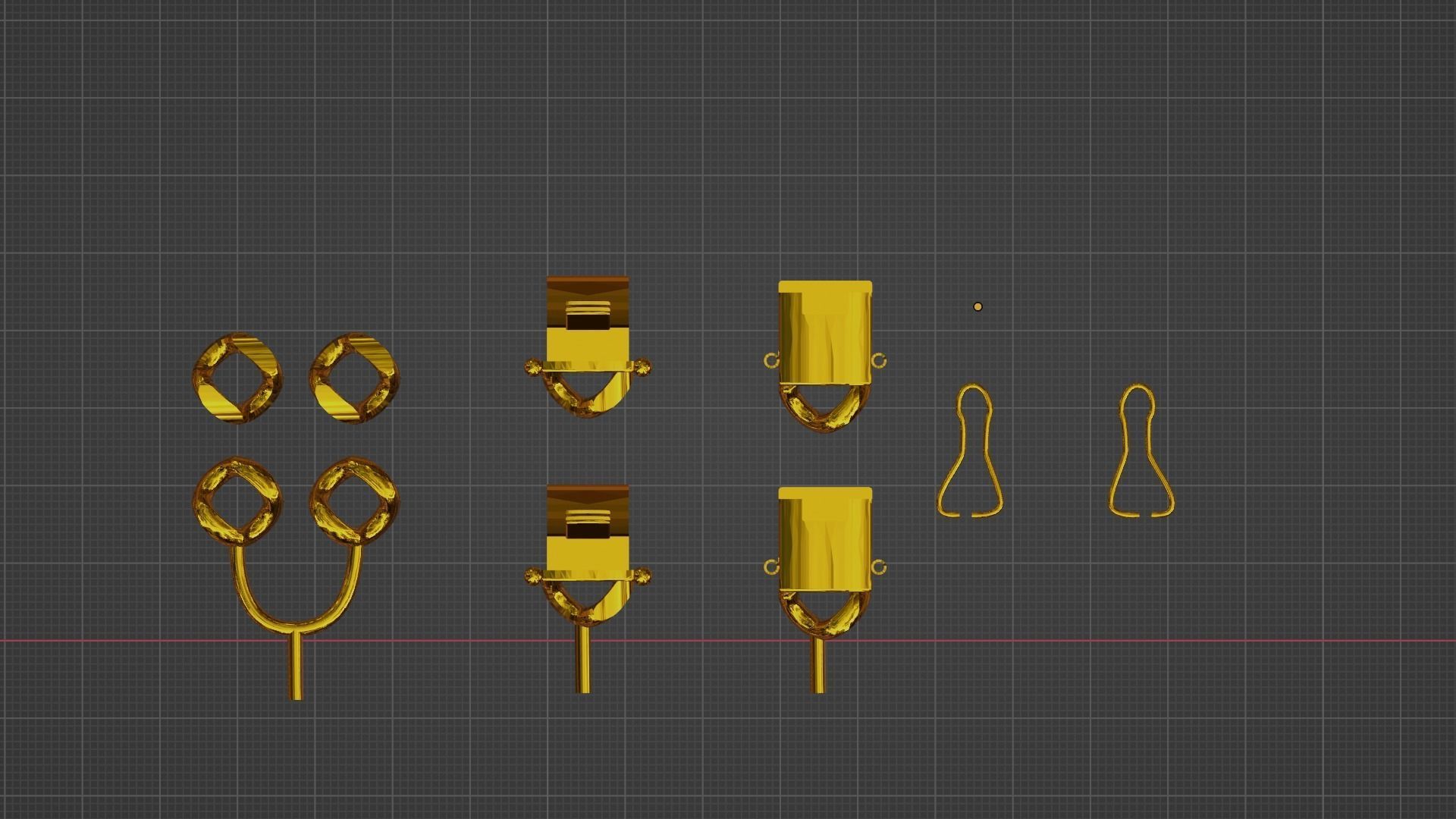 Rounded Cuban Link Chain 3D print model_7