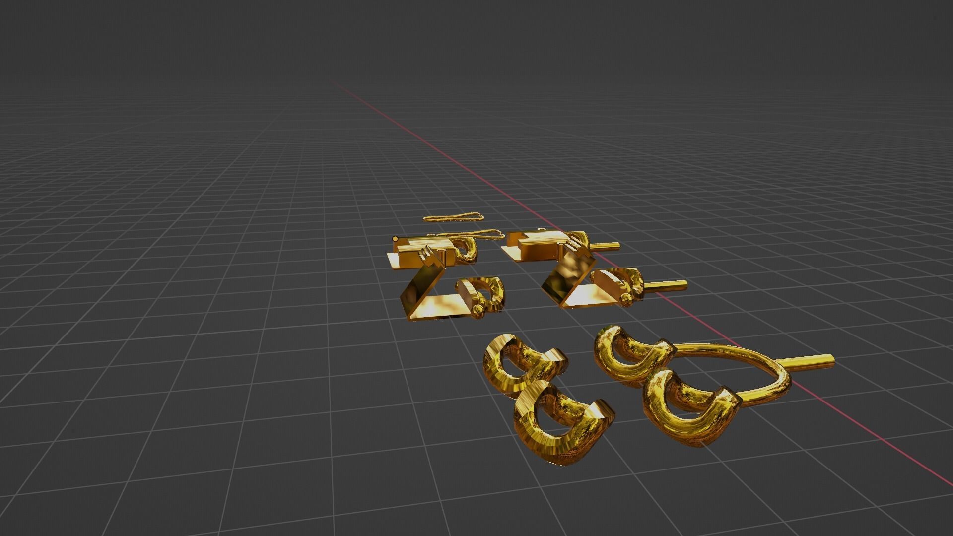 Rounded Cuban Link Chain 3D print model_9