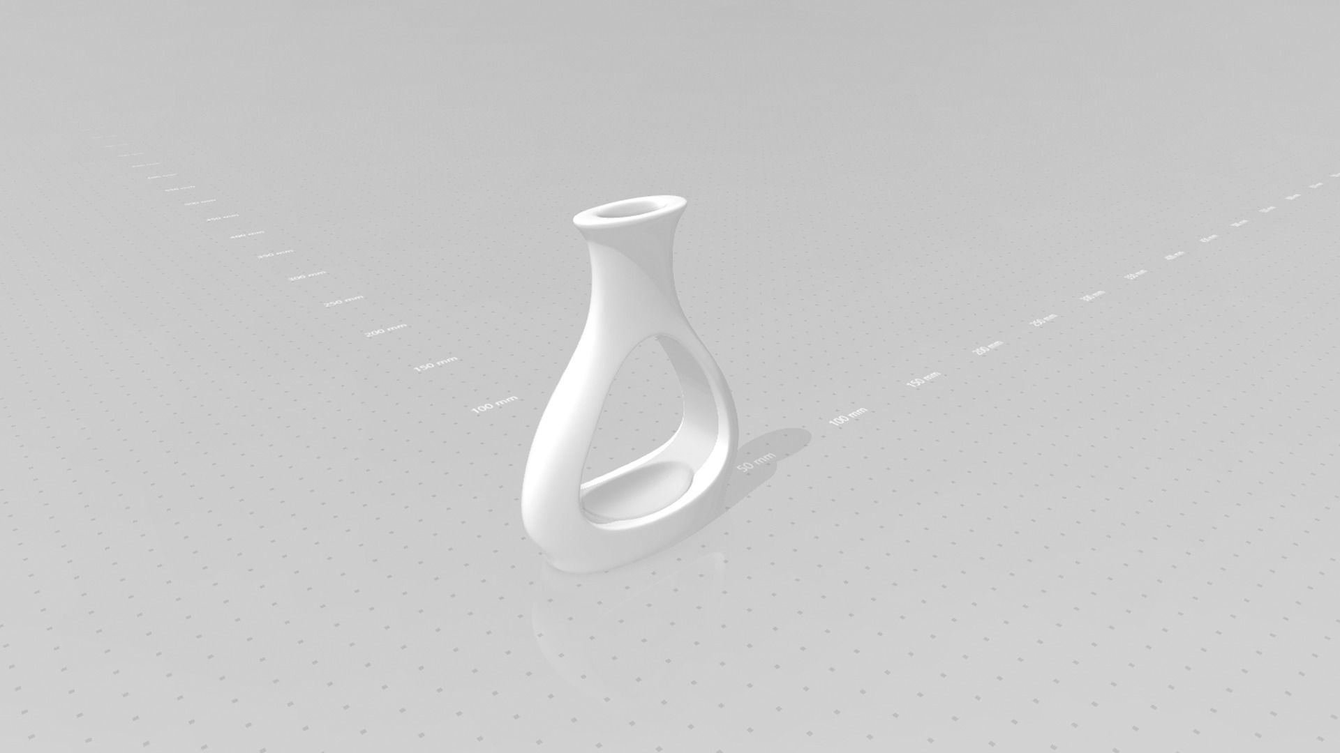Empty Vases 01 - Modern Plant Vase - STL Printable 3D print model_11