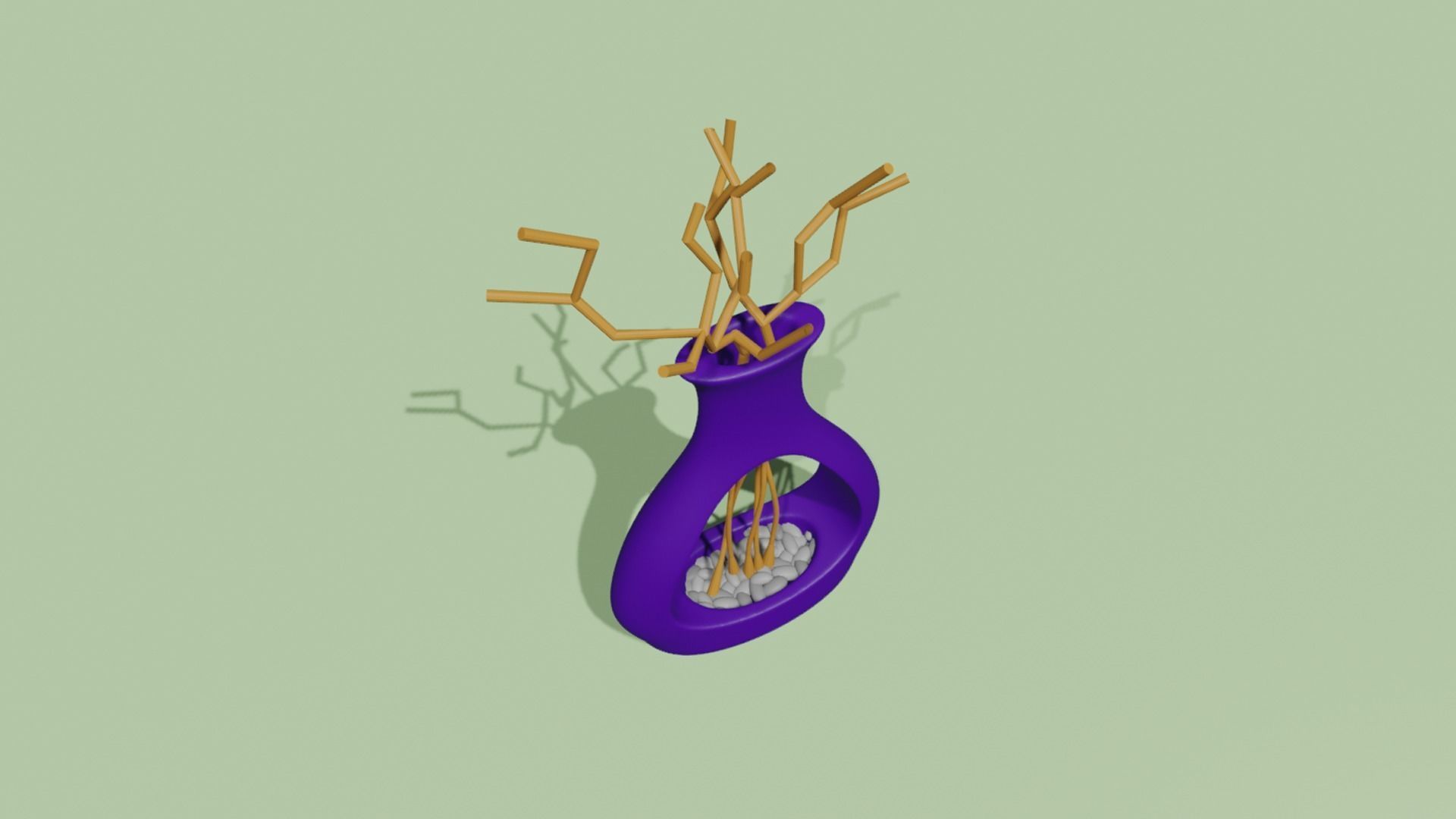 Empty Vases 01 - Modern Plant Vase - STL Printable 3D print model_8