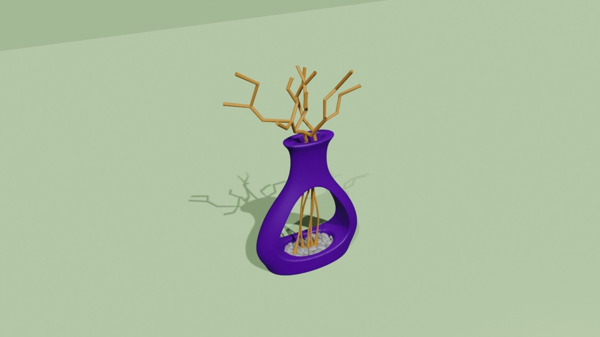 Empty Vases 01 - Modern Plant Vase - STL Printable 3D print model_6