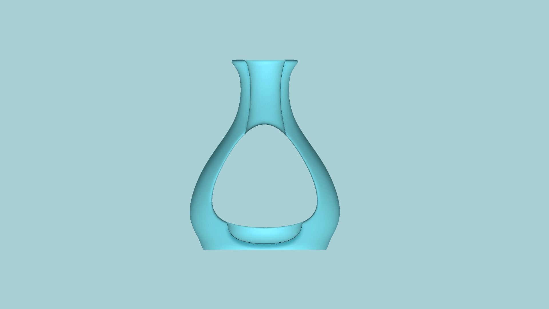 Empty Vases 01 - Modern Plant Vase - STL Printable 3D print model_16