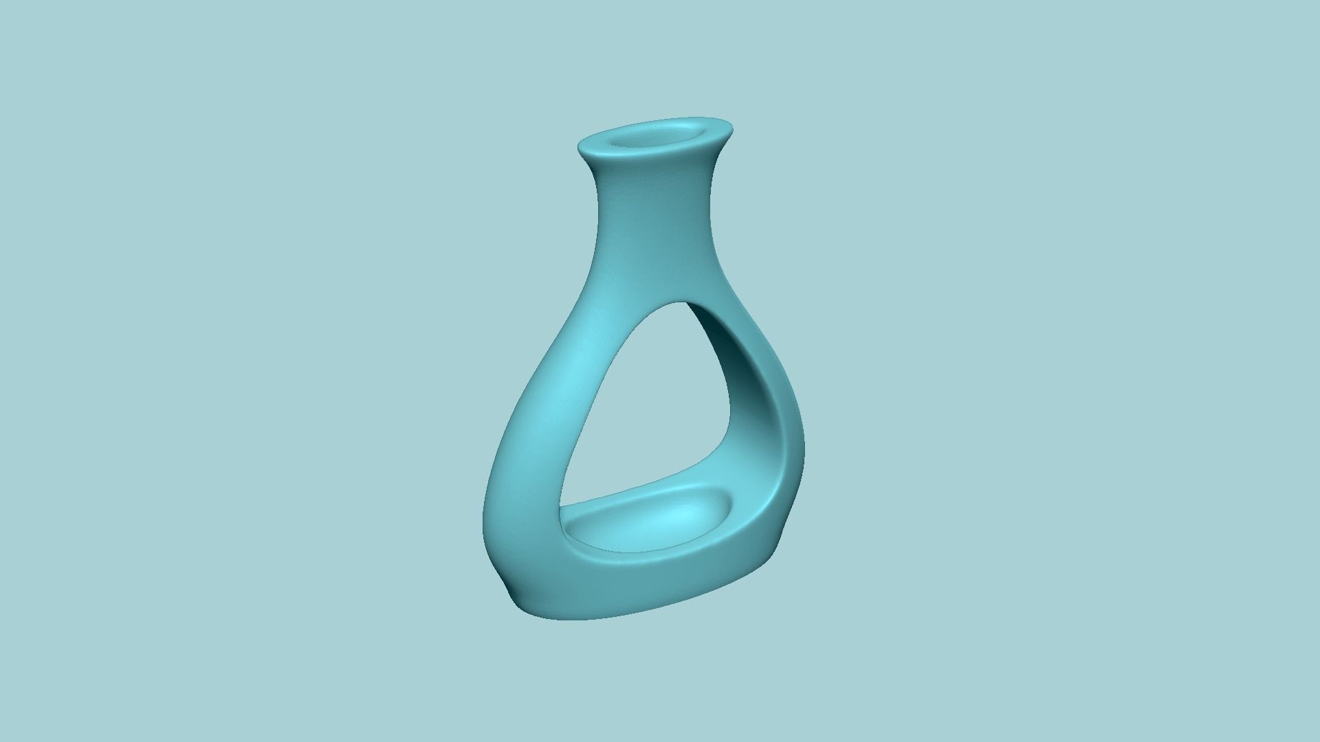 Empty Vases 01 - Modern Plant Vase - STL Printable 3D print model_1