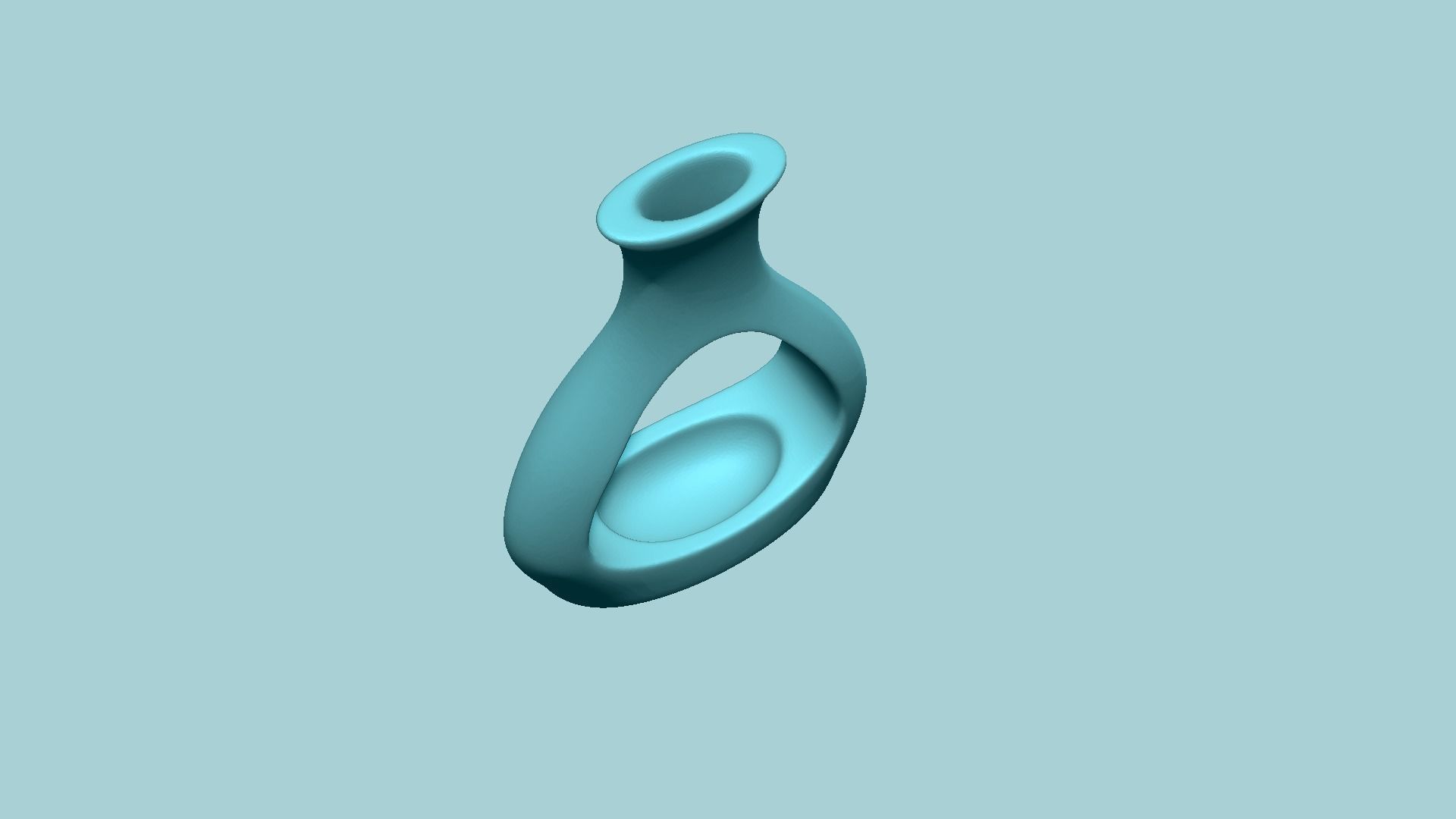 Empty Vases 01 - Modern Plant Vase - STL Printable 3D print model_15