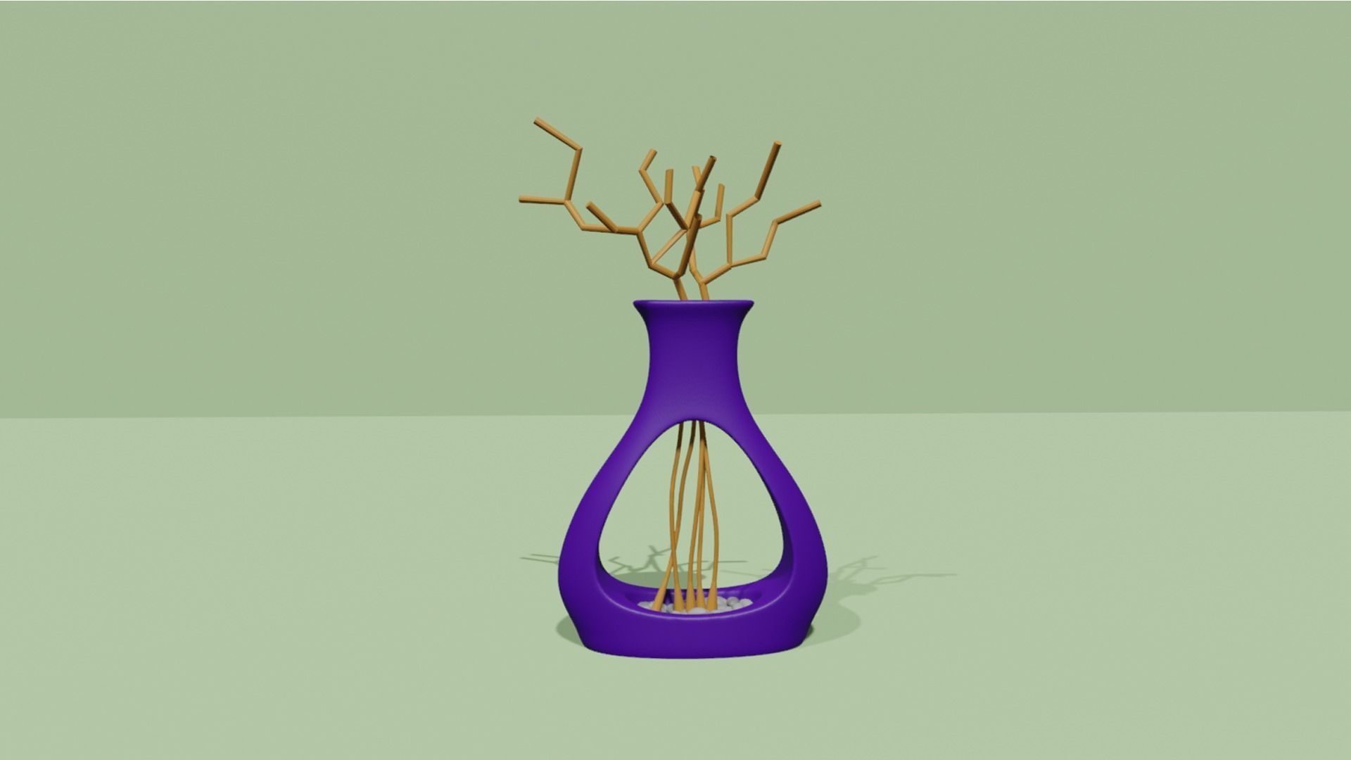 Empty Vases 01 - Modern Plant Vase - STL Printable 3D print model_4