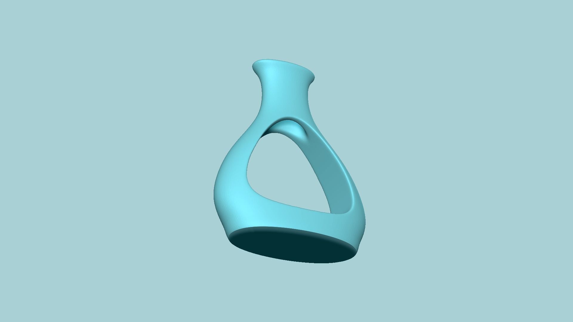 Empty Vases 01 - Modern Plant Vase - STL Printable 3D print model_14