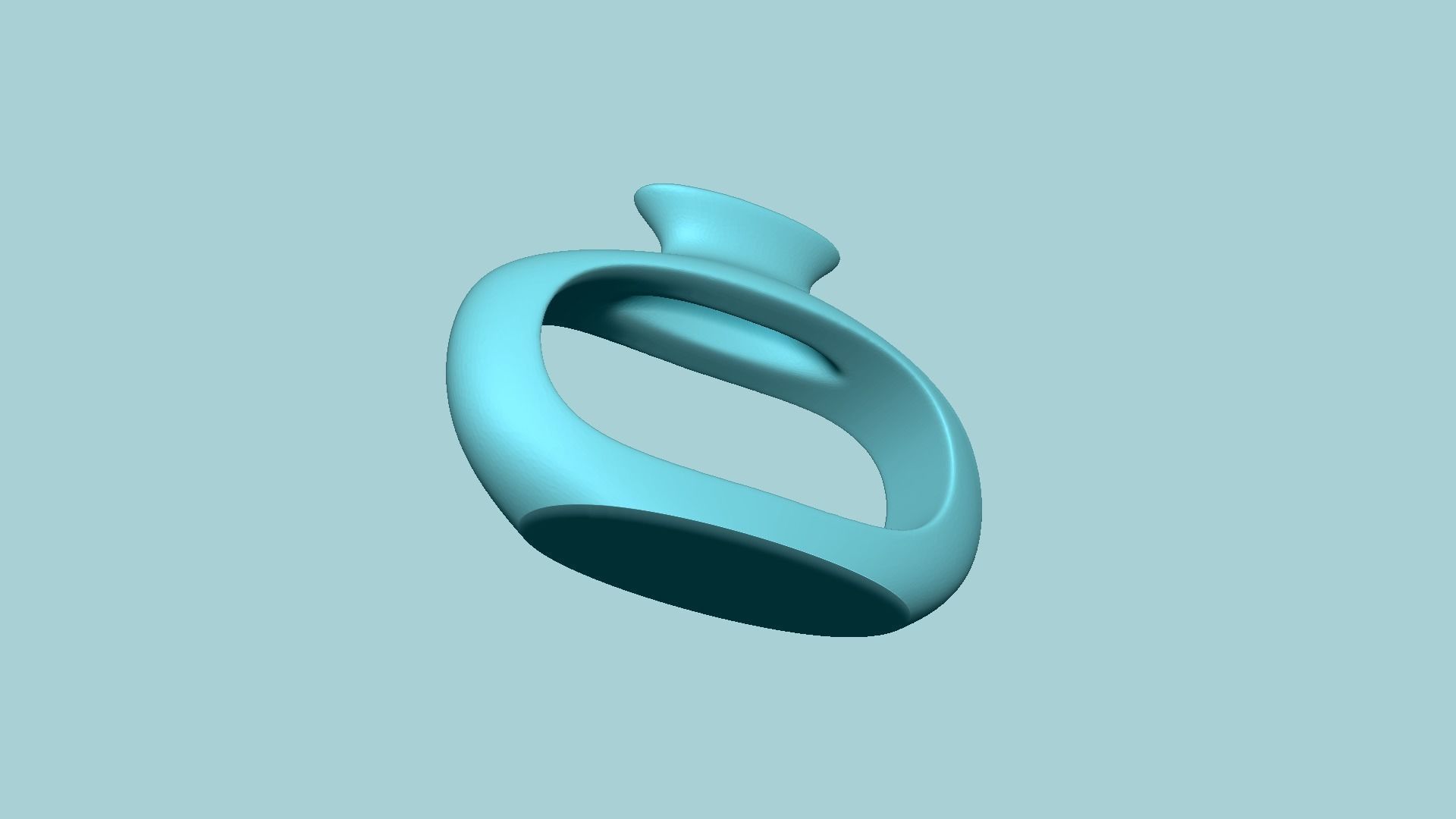 Empty Vases 03 - Modern Plant Vase - STL Printable 3D print model_10