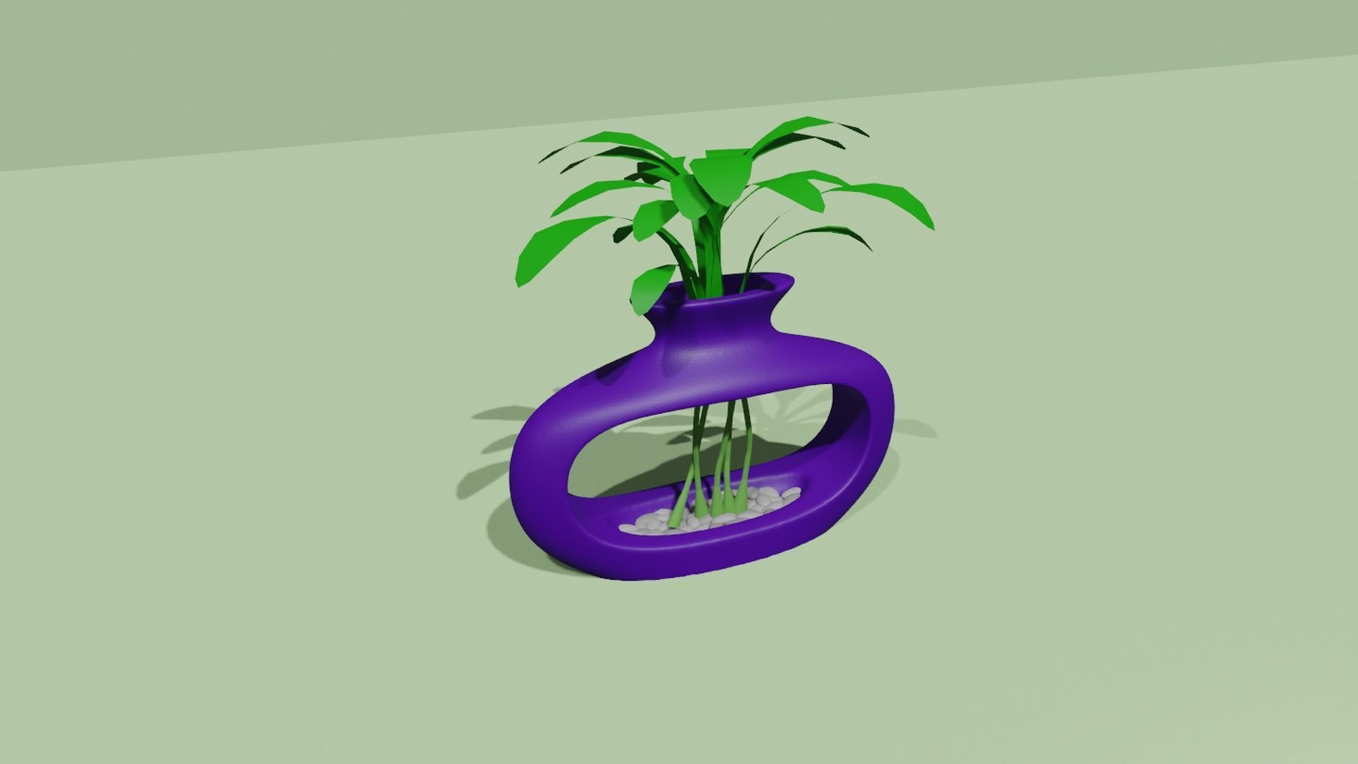 Empty Vases 03 - Modern Plant Vase - STL Printable 3D print model_4
