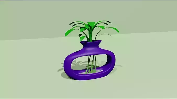 Empty Vases 03 - Modern Plant Vase - STL Printable 3D print model