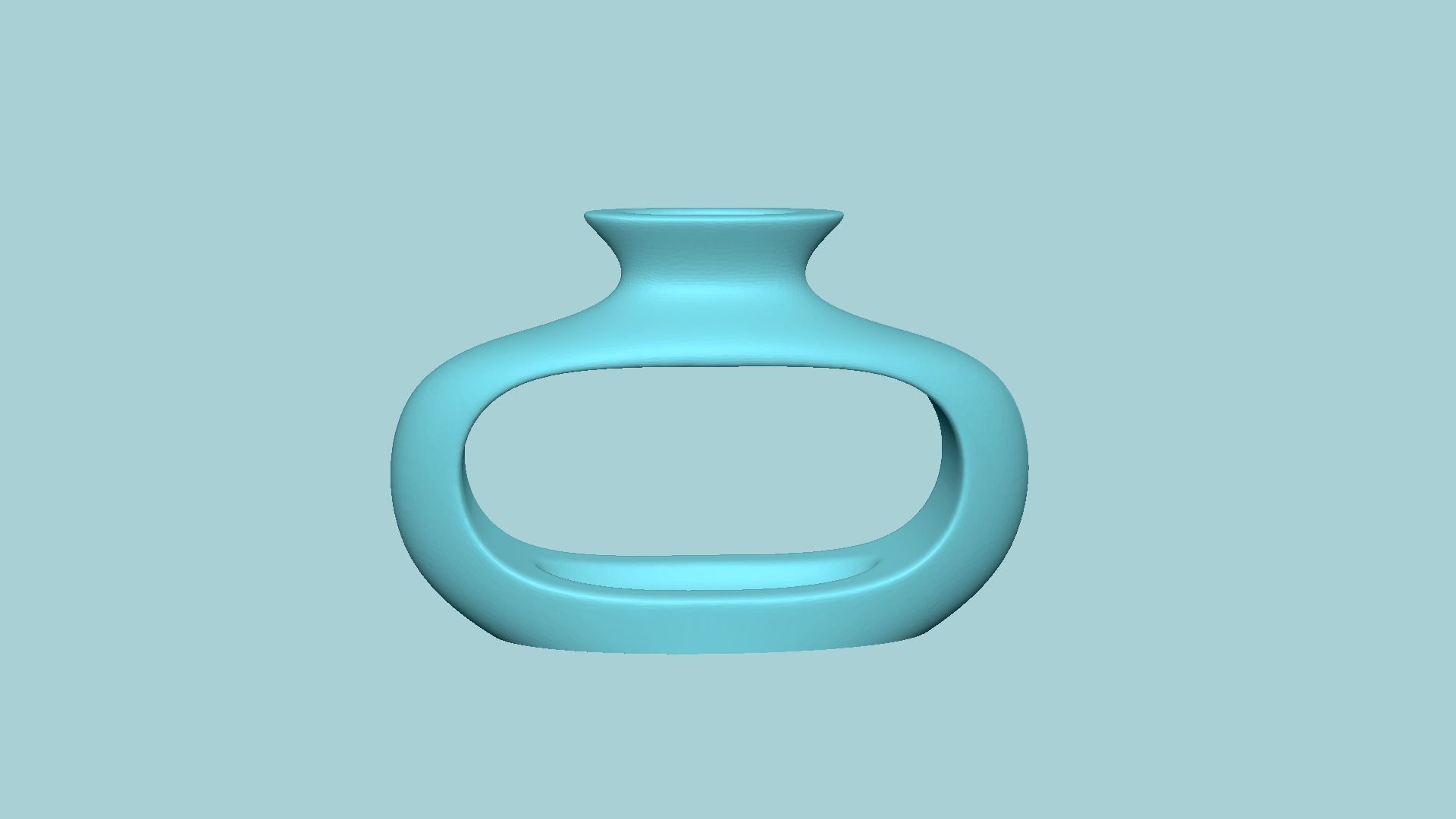 Empty Vases 03 - Modern Plant Vase - STL Printable 3D print model_12