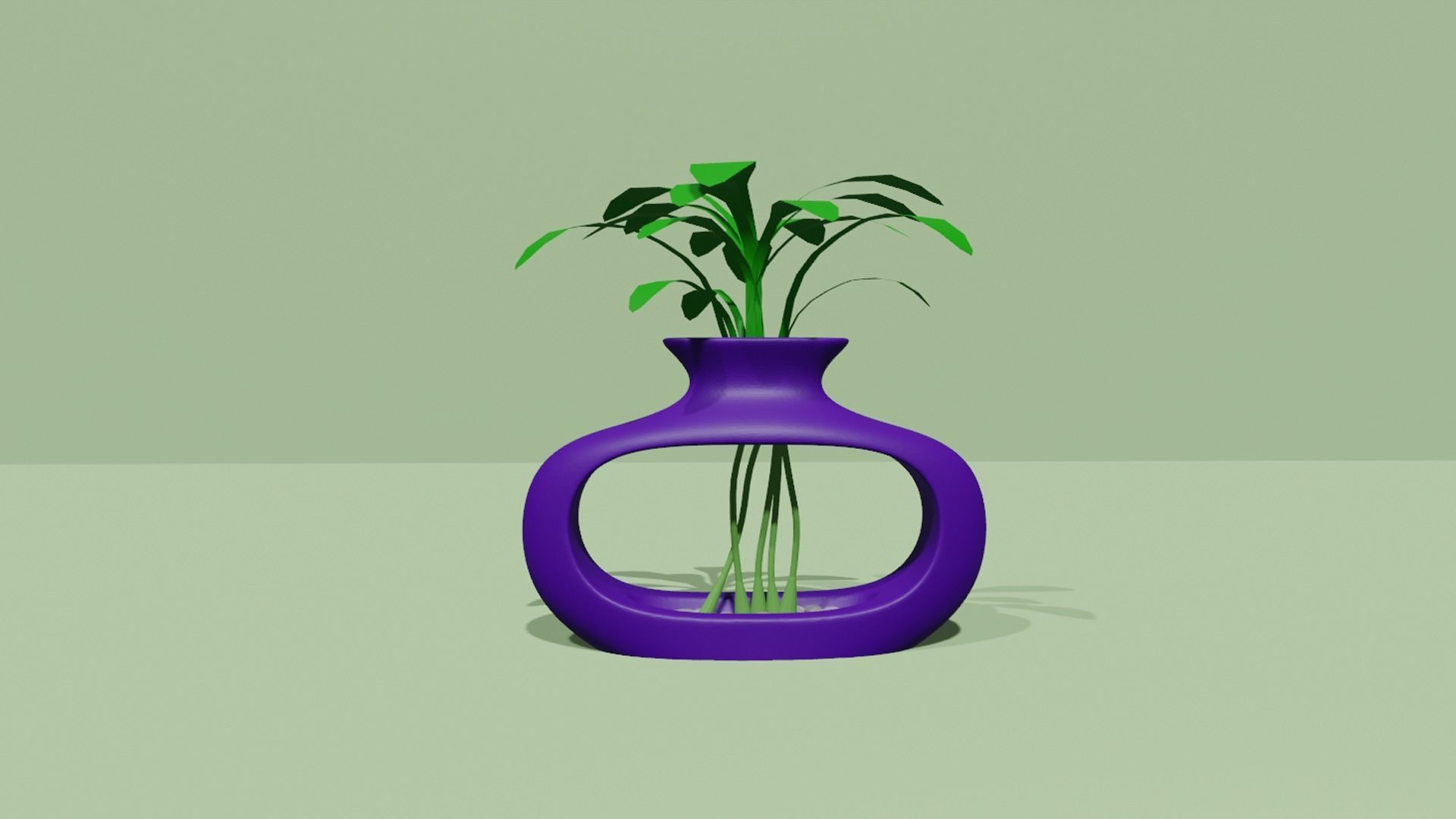 Empty Vases 03 - Modern Plant Vase - STL Printable 3D print model_2