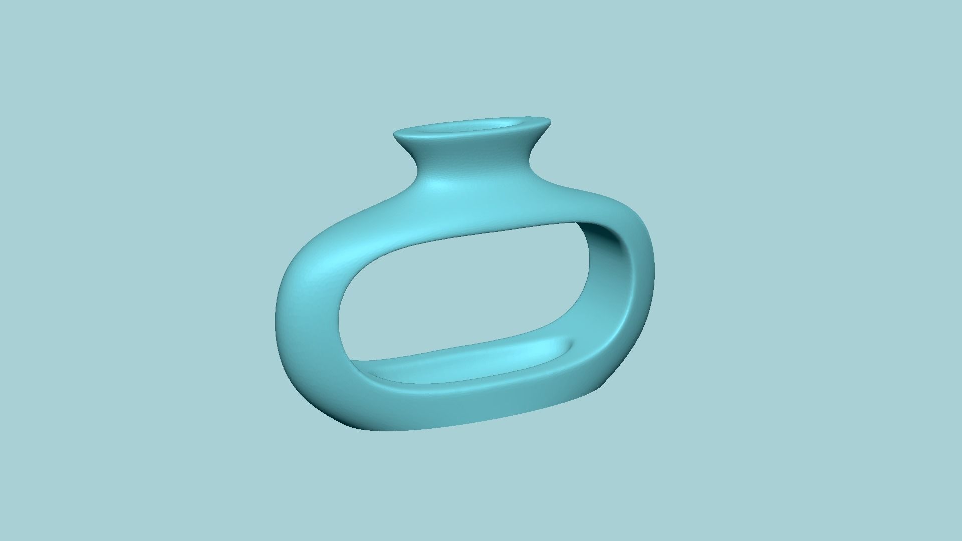 Empty Vases 03 - Modern Plant Vase - STL Printable 3D print model_11