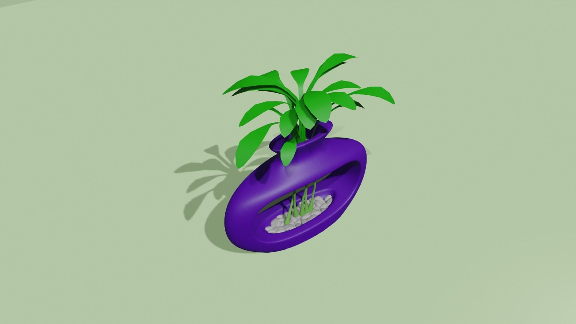 Empty Vases 03 - Modern Plant Vase - STL Printable 3D print model_6