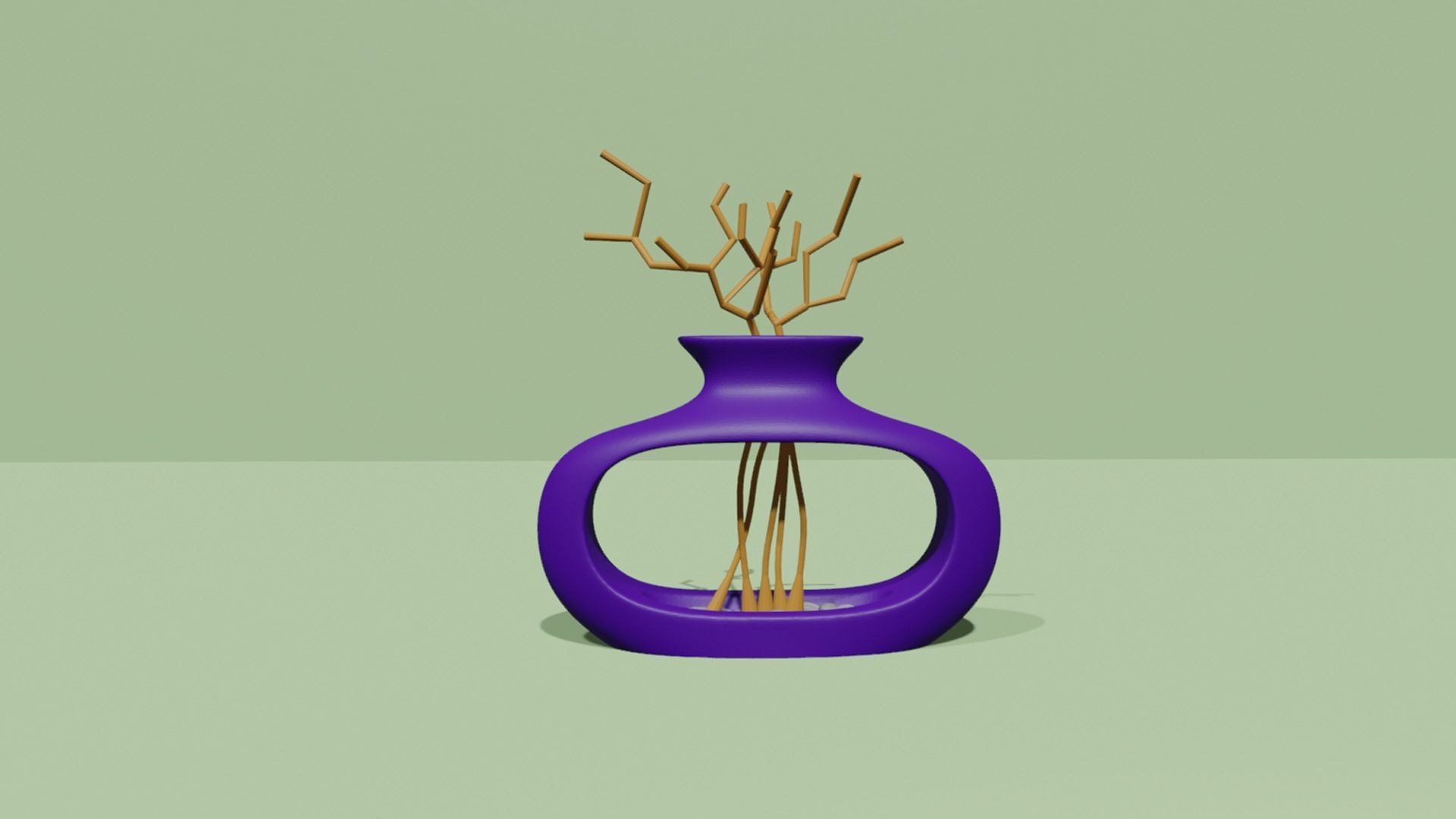Empty Vases 03 - Modern Plant Vase - STL Printable 3D print model_3