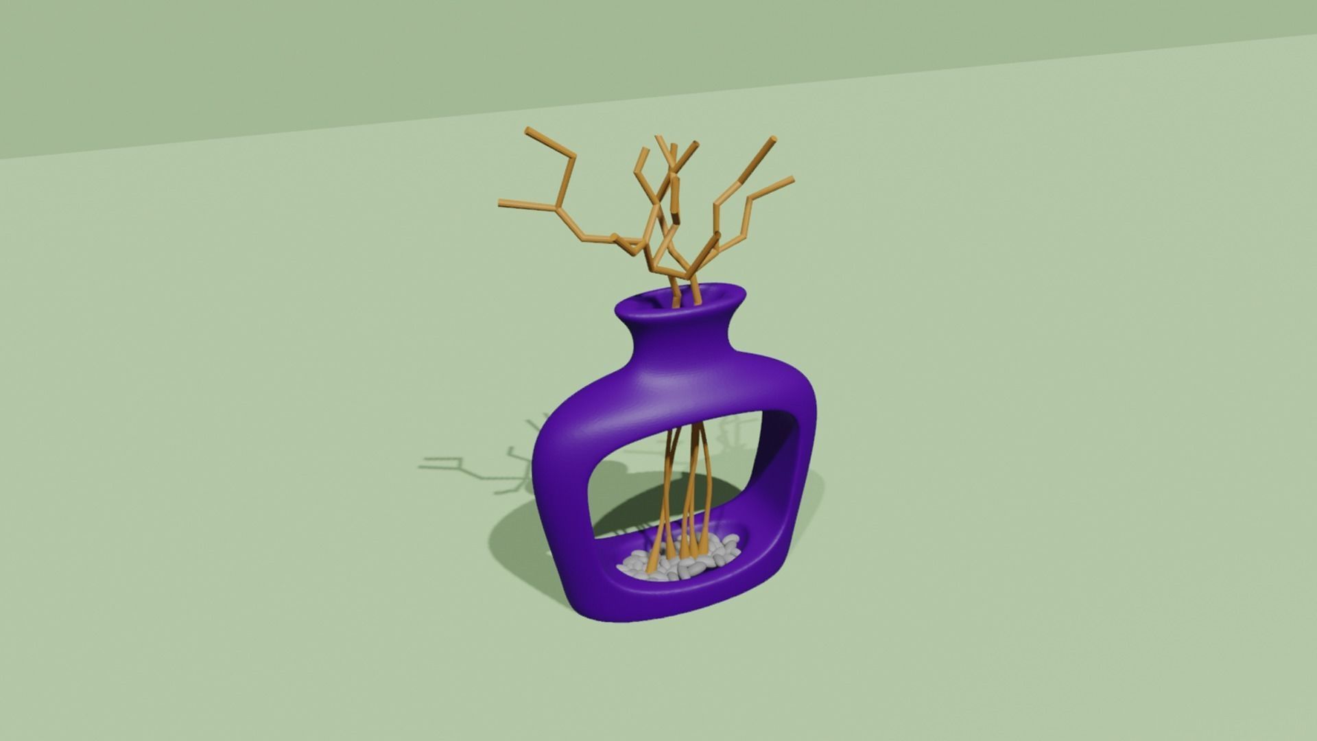Empty Vases 04 - Modern Plant Vase - STL Printable 3D print model_6
