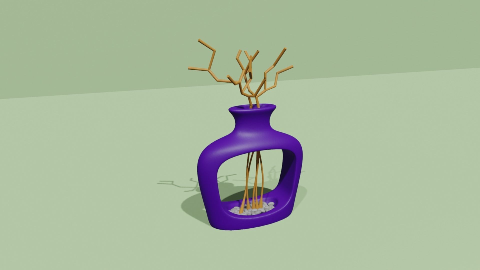 Empty Vases 04 - Modern Plant Vase - STL Printable 3D print model_2