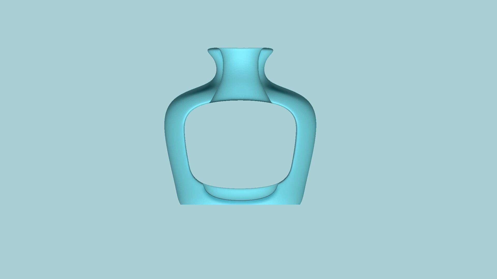 Empty Vases 04 - Modern Plant Vase - STL Printable 3D print model_16