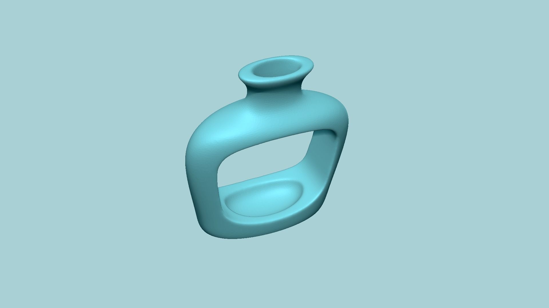 Empty Vases 04 - Modern Plant Vase - STL Printable 3D print model_14
