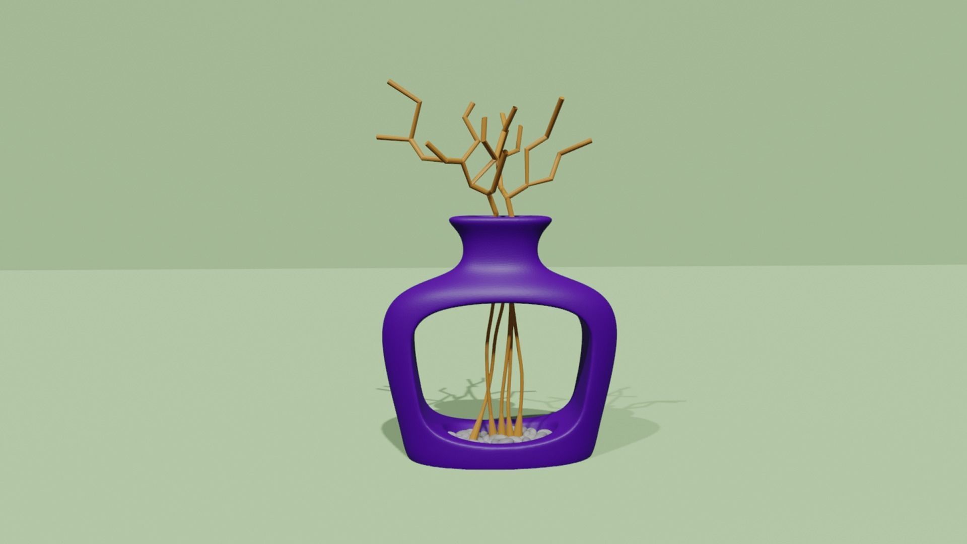 Empty Vases 04 - Modern Plant Vase - STL Printable 3D print model_4