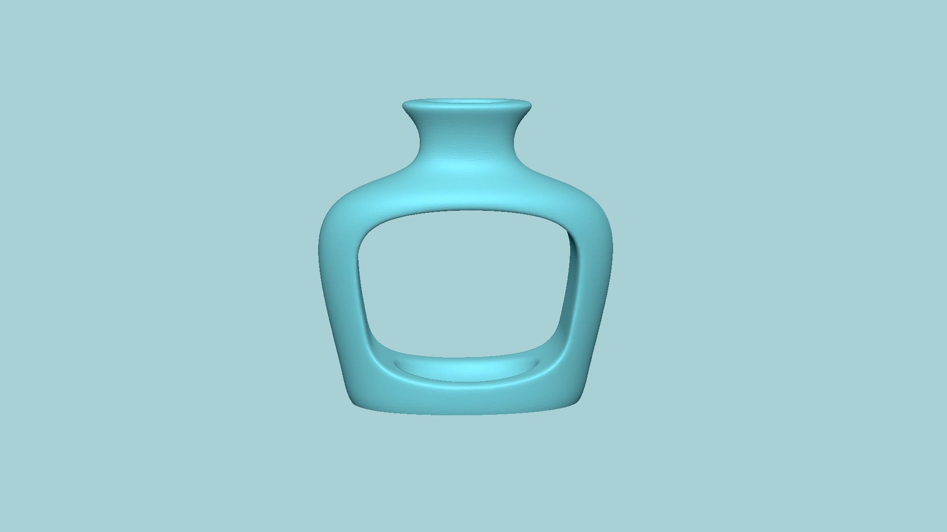 Empty Vases 04 - Modern Plant Vase - STL Printable 3D print model_15