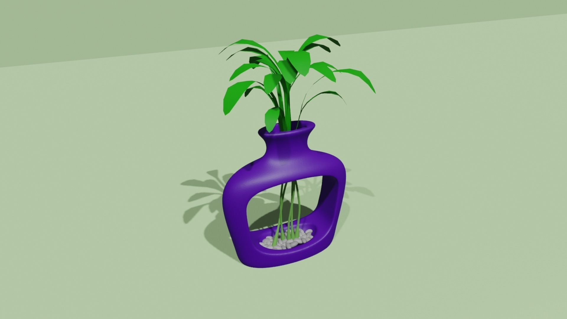 Empty Vases 04 - Modern Plant Vase - STL Printable 3D print model_5