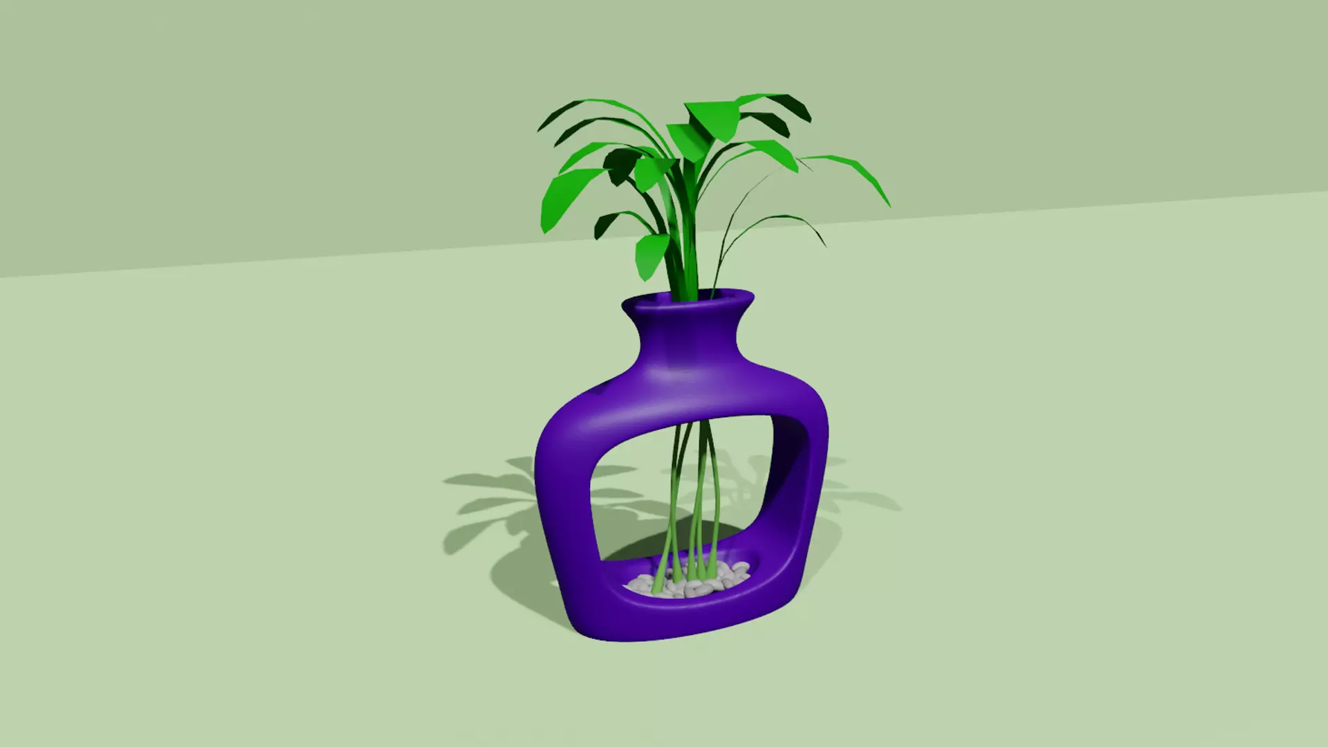 Empty Vases 04 - Modern Plant Vase - STL Printable 3D print model_0