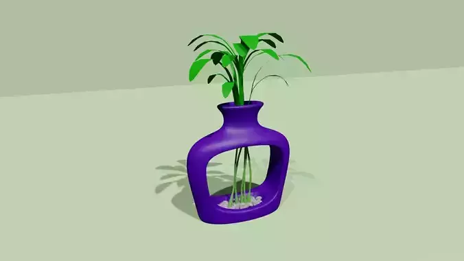 Empty Vases 04 - Modern Plant Vase - STL Printable 3D print model