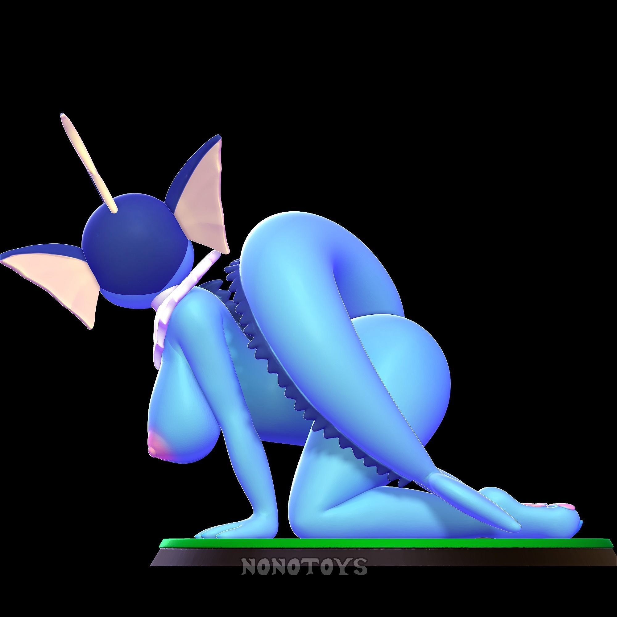 Vaporeon NSFW 3D print model_2