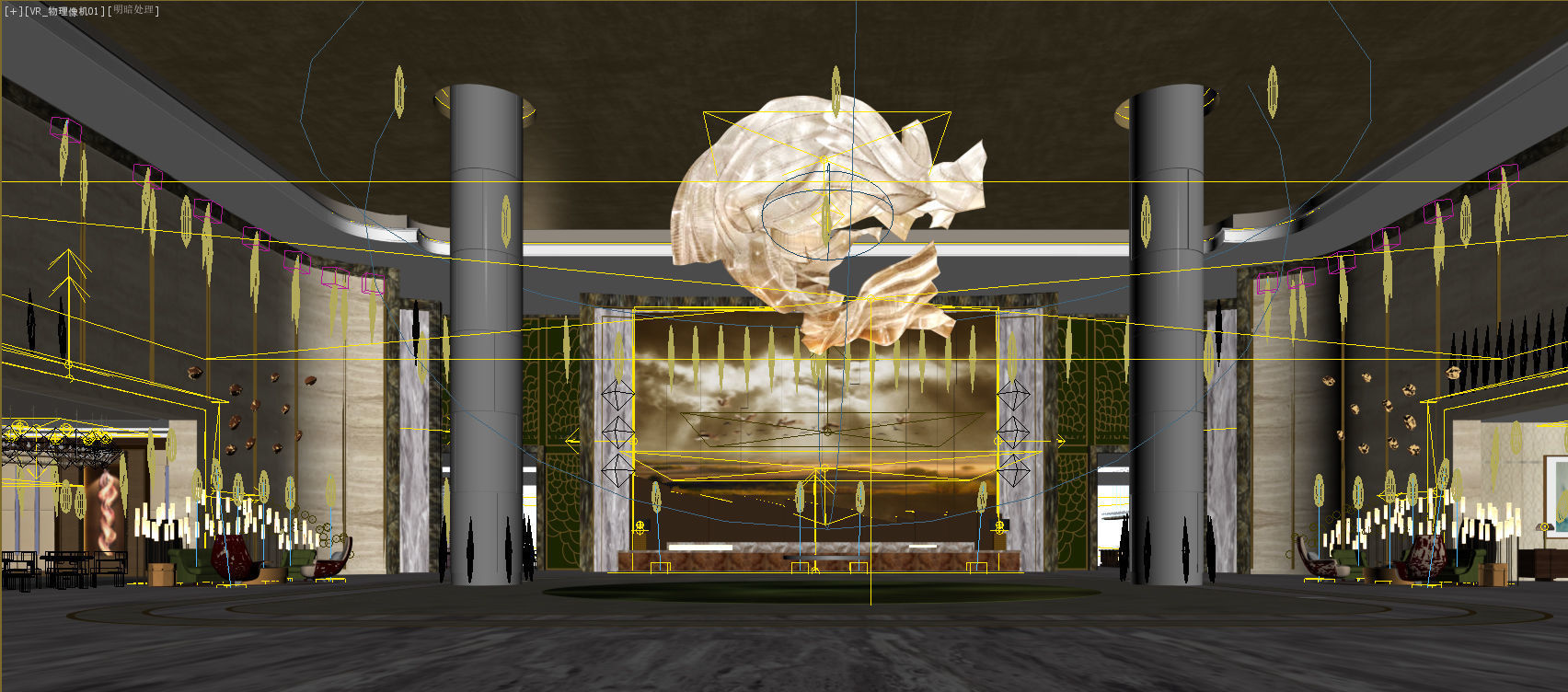 hotel lobby 3D model | CGTrader