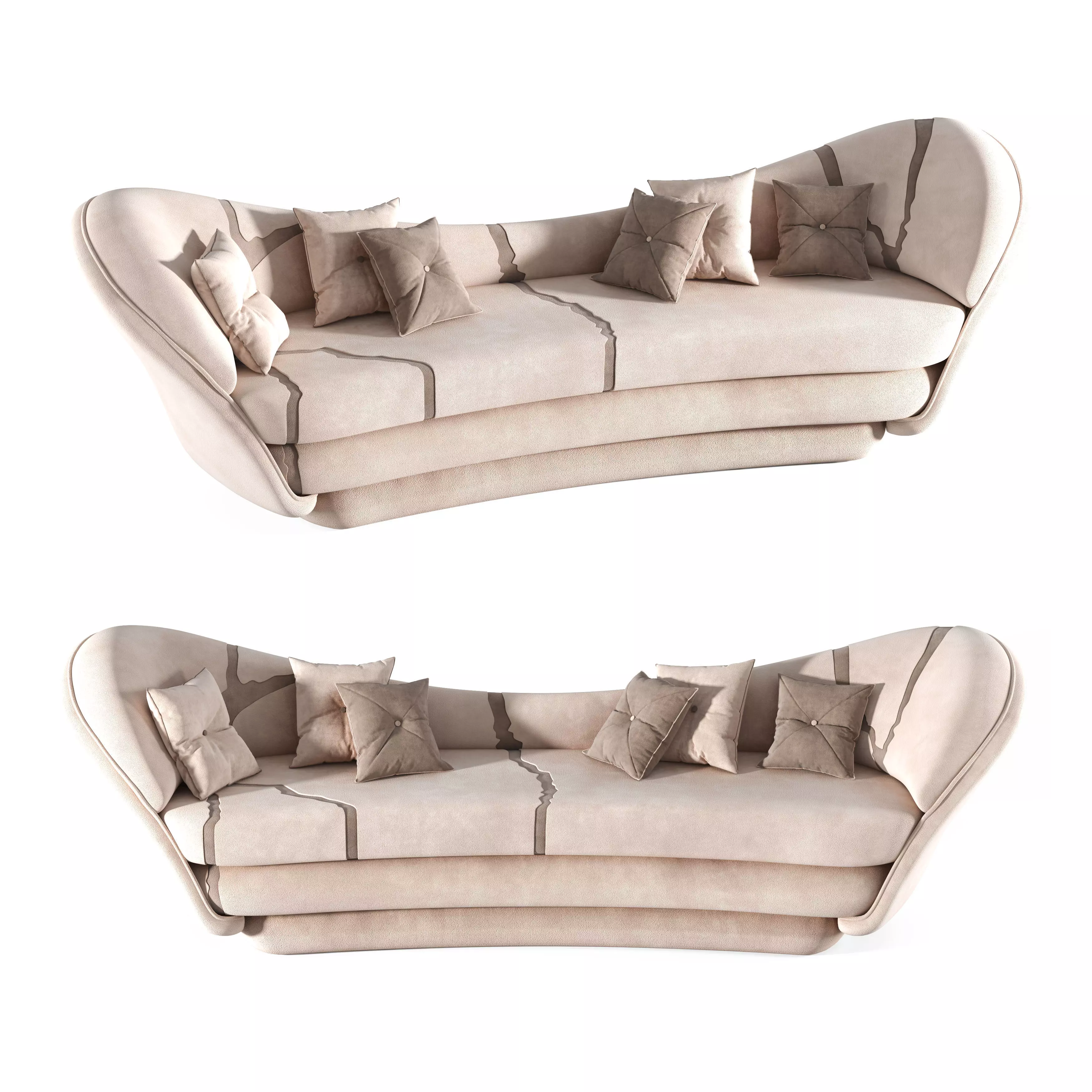 Wonatti Manarola Sofa 3D model_0