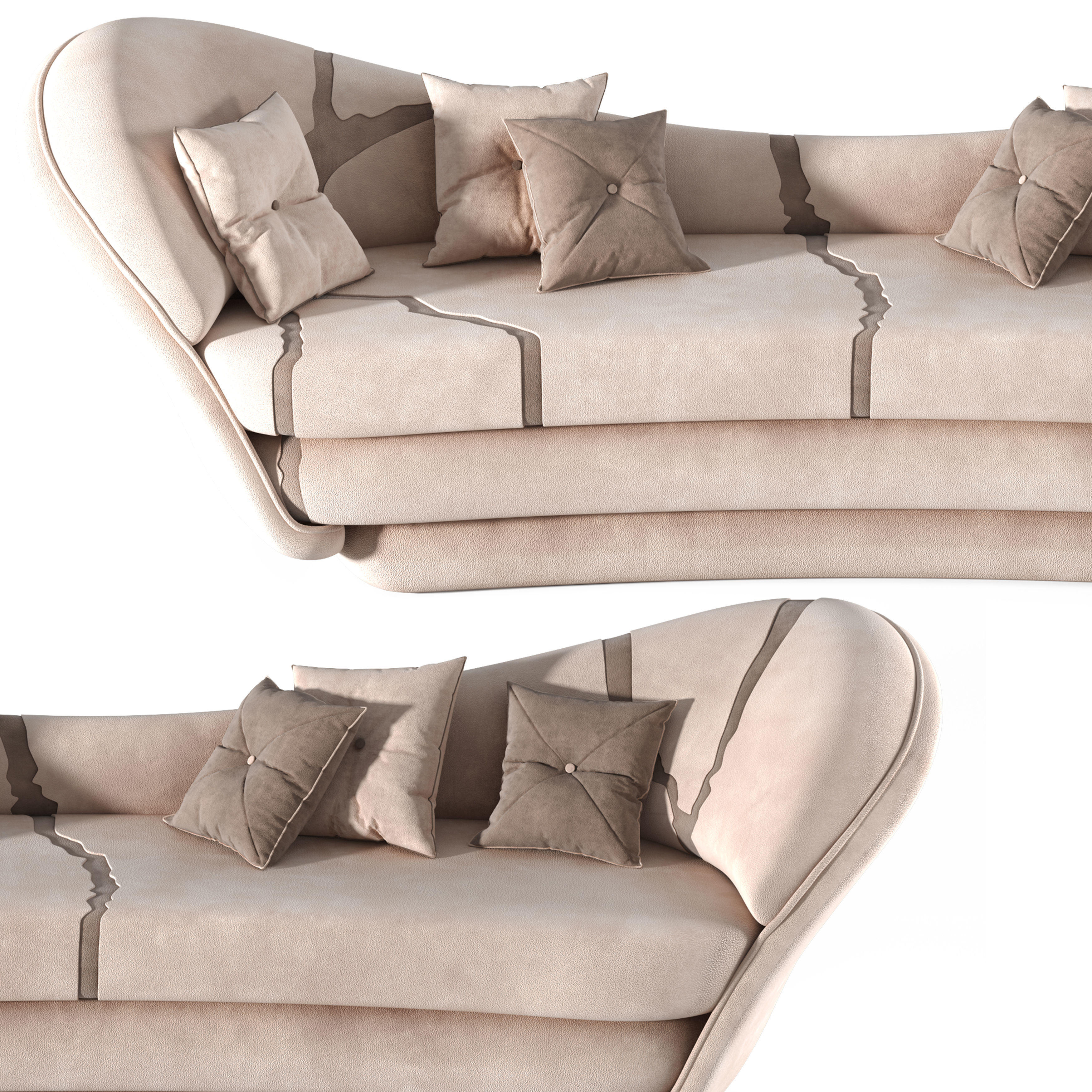 Wonatti Manarola Sofa 3D model_1