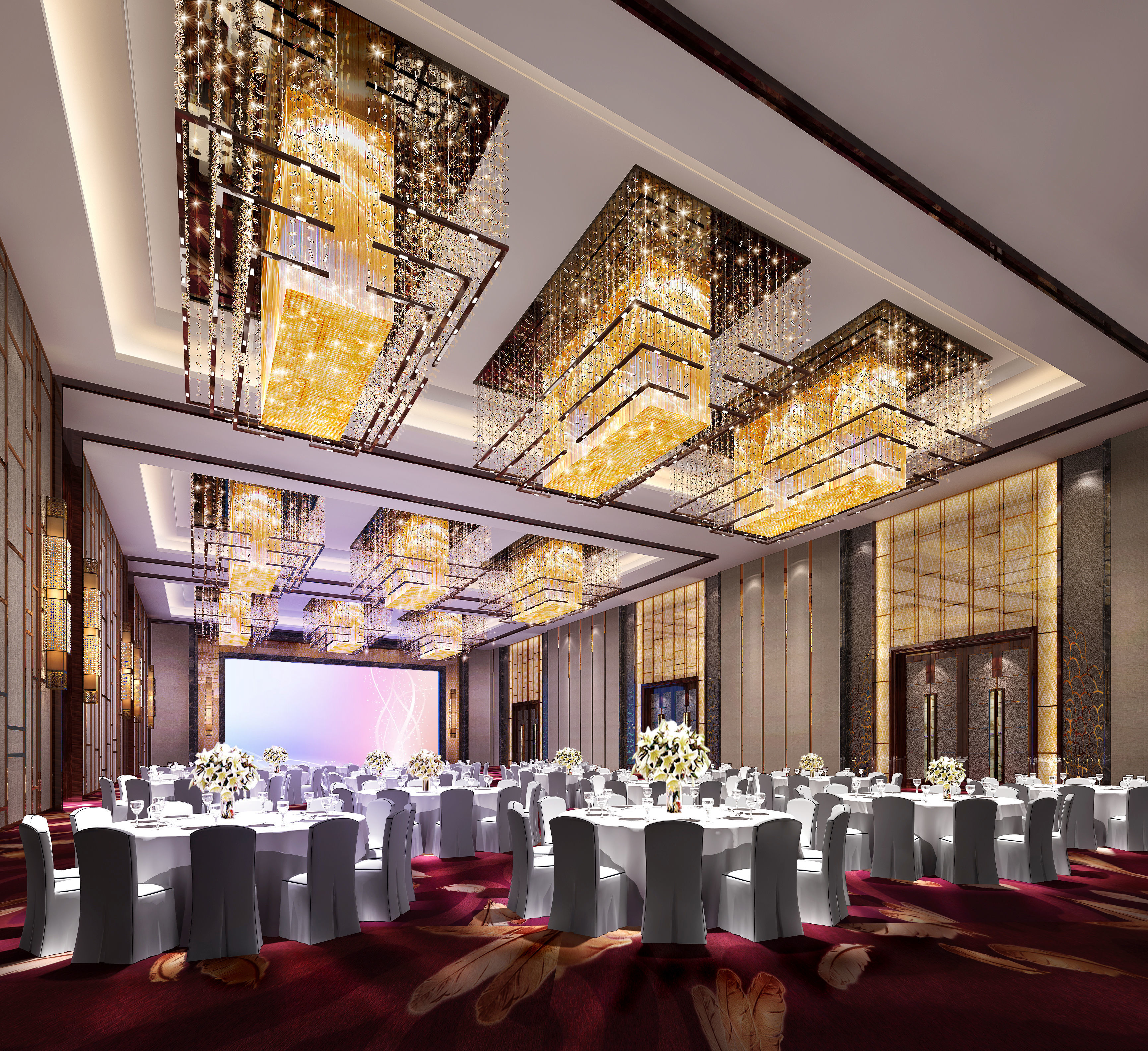 banqueting room 3D model_5