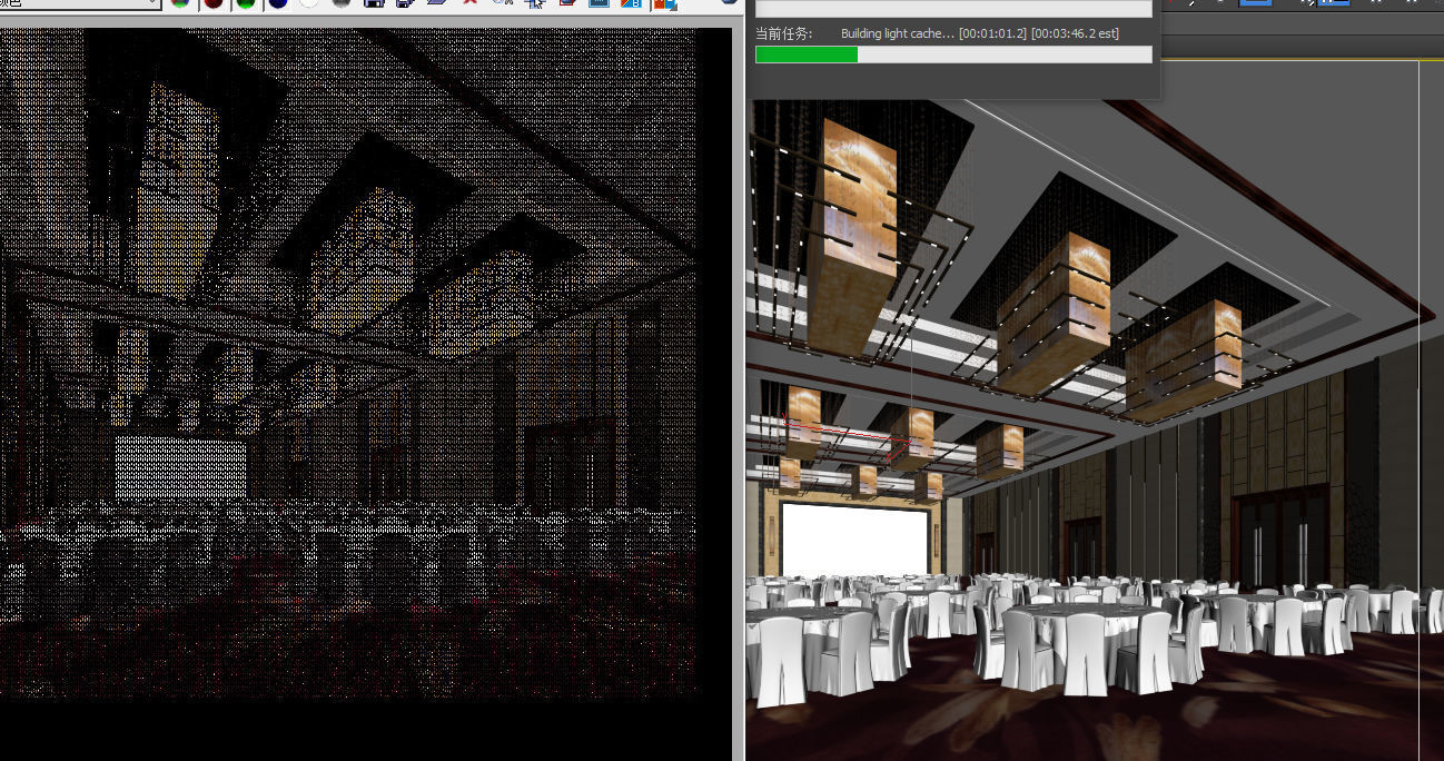 banqueting room 3D model_2