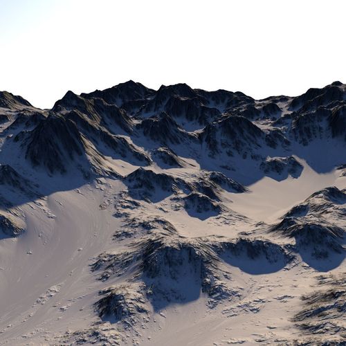 Snow Terrain 3D model
