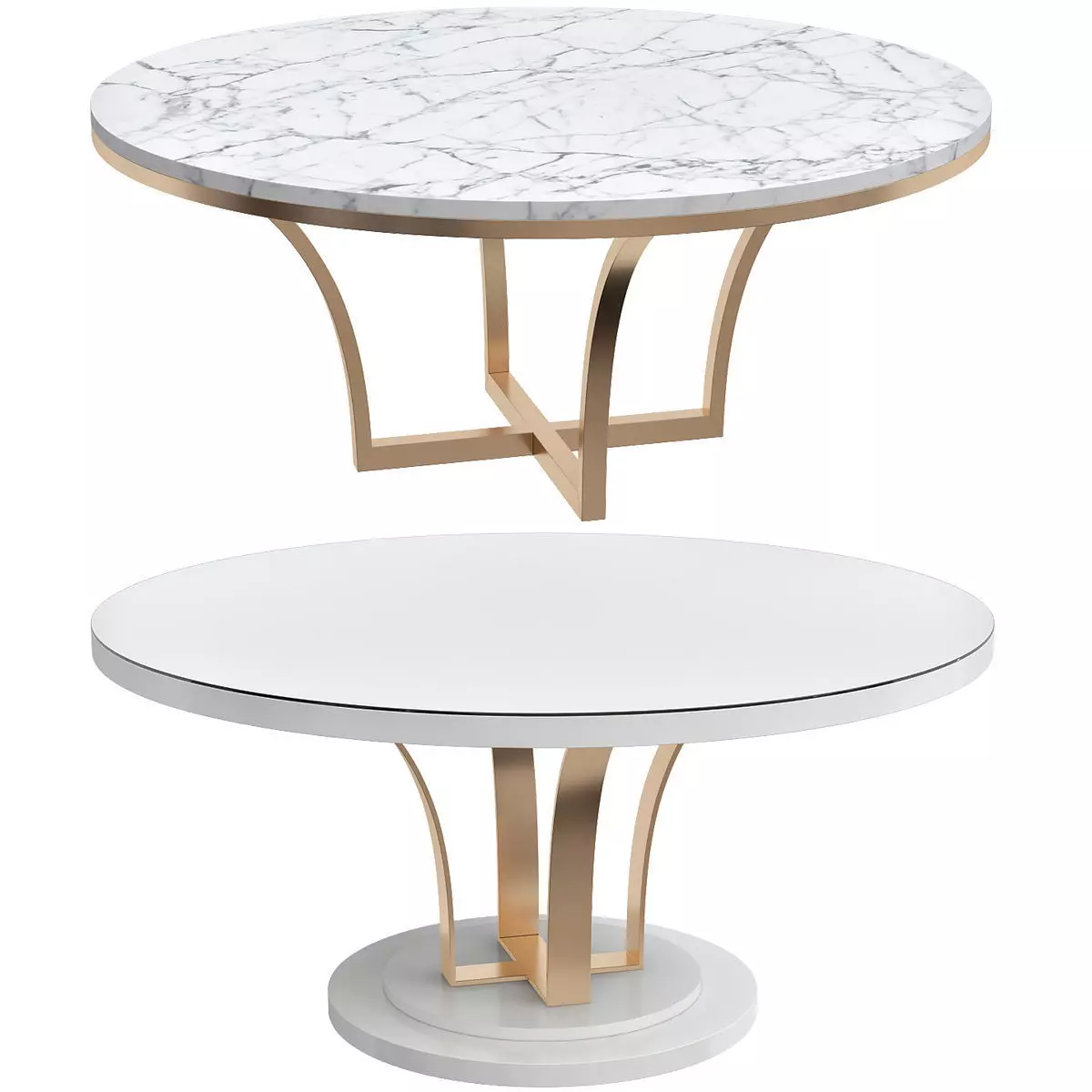 Coffee Tables Dort and Reston 3D model_0