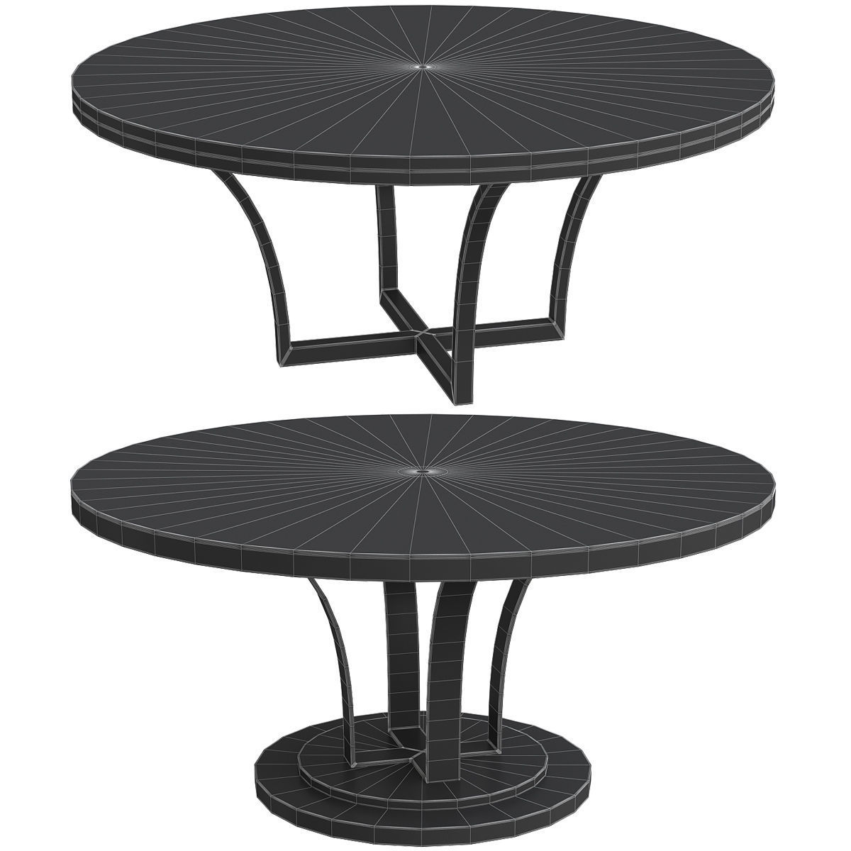 Coffee Tables Dort and Reston 3D model_1
