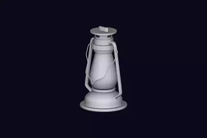 Oil Lantern 3D model