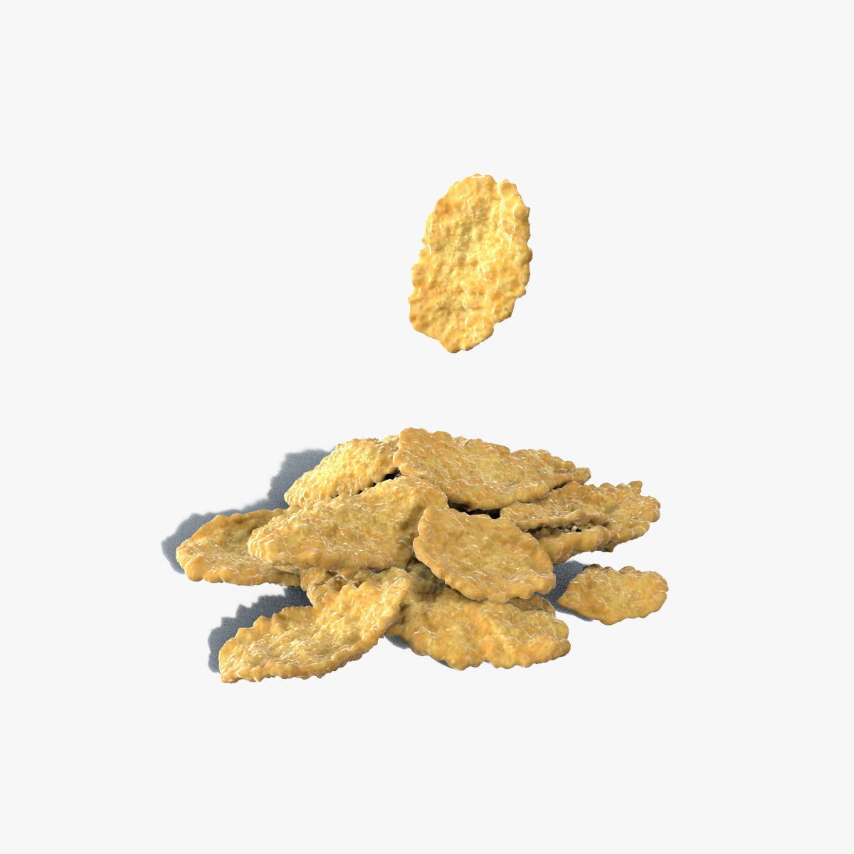 3D Cornflakes 3D model_5