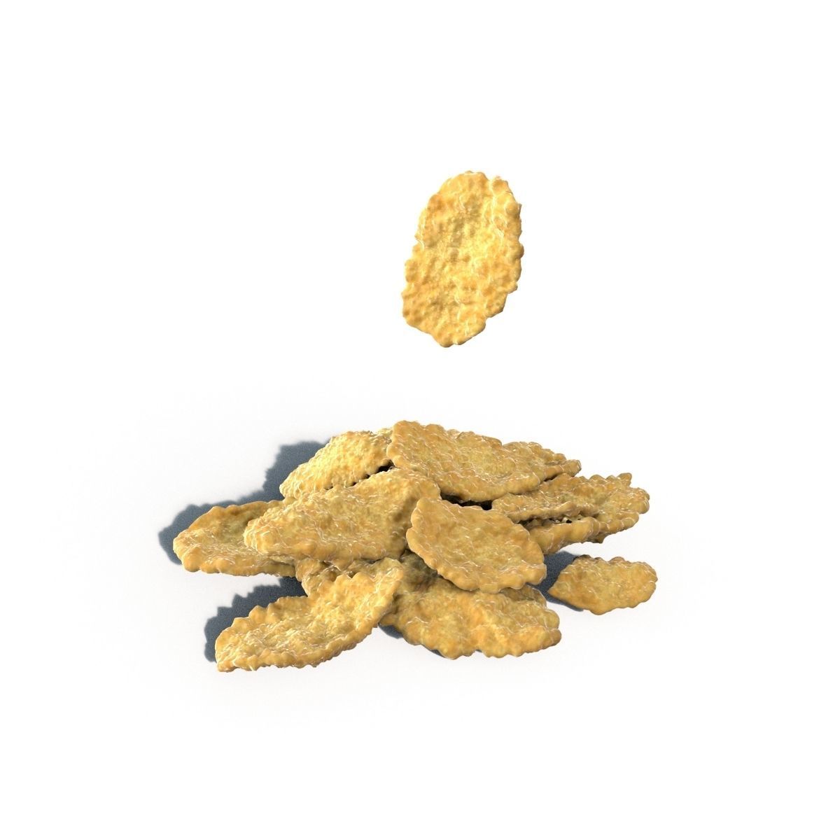 3D Cornflakes 3D model_10