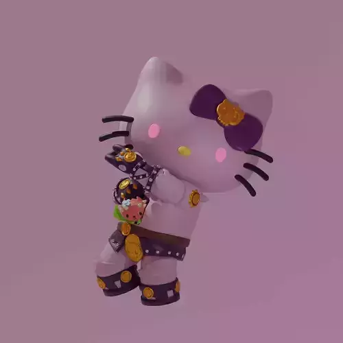 hello Kira Crossover inspired figure 3D print model