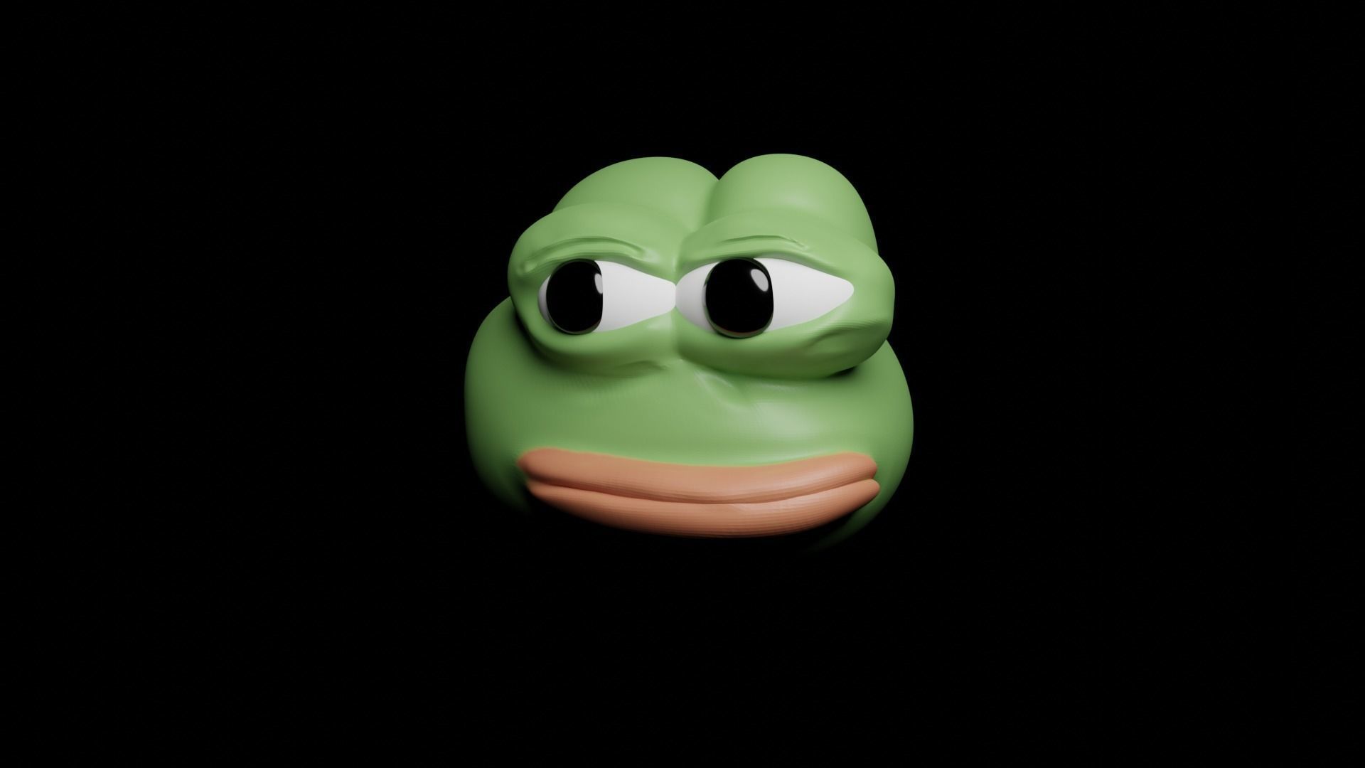 Pepe 3D Model frog 3D model_4