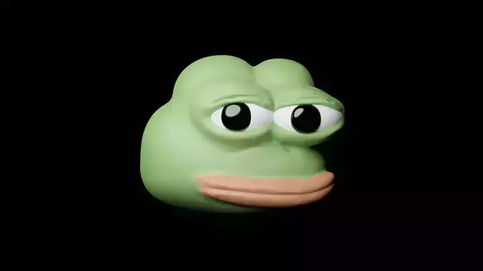 Pepe 3D Model frog 3D model