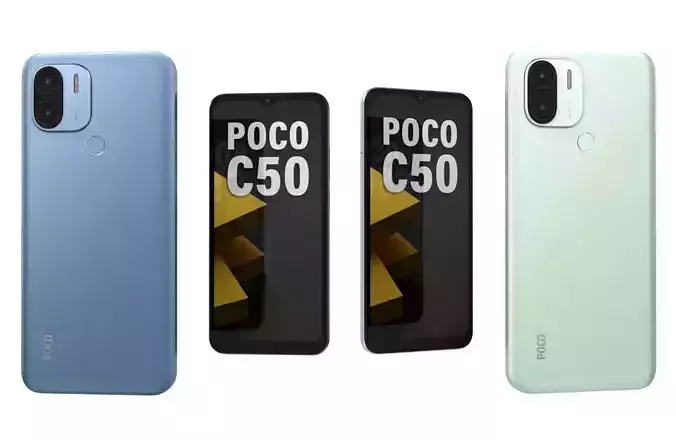 Xiaomi Poco C50 Blue And Green
