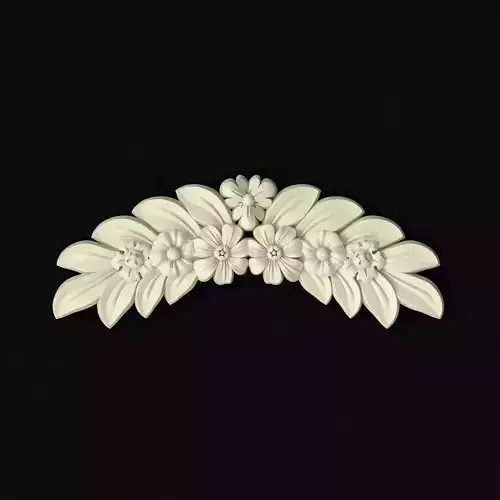 Central decor ornament for furniture