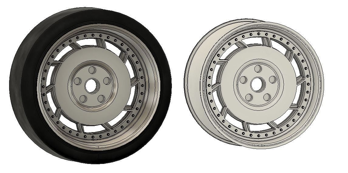 1 10 RC HEX 12mm 3P Salad Shooter Inspired Wheels 3D print model_5