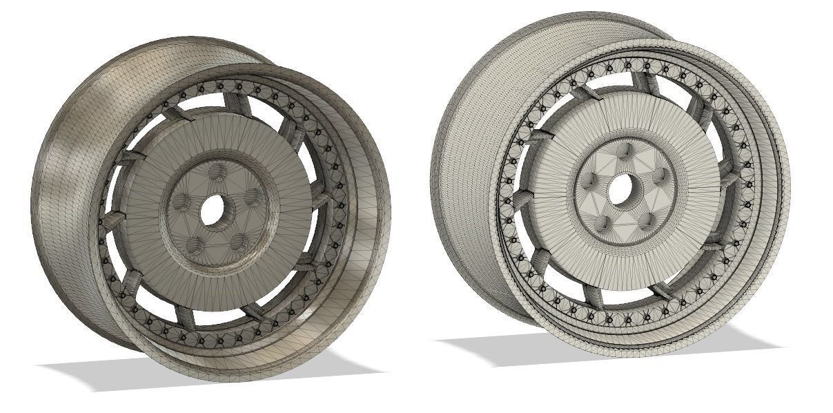 1 10 RC HEX 12mm 3P Salad Shooter Inspired Wheels 3D print model_4